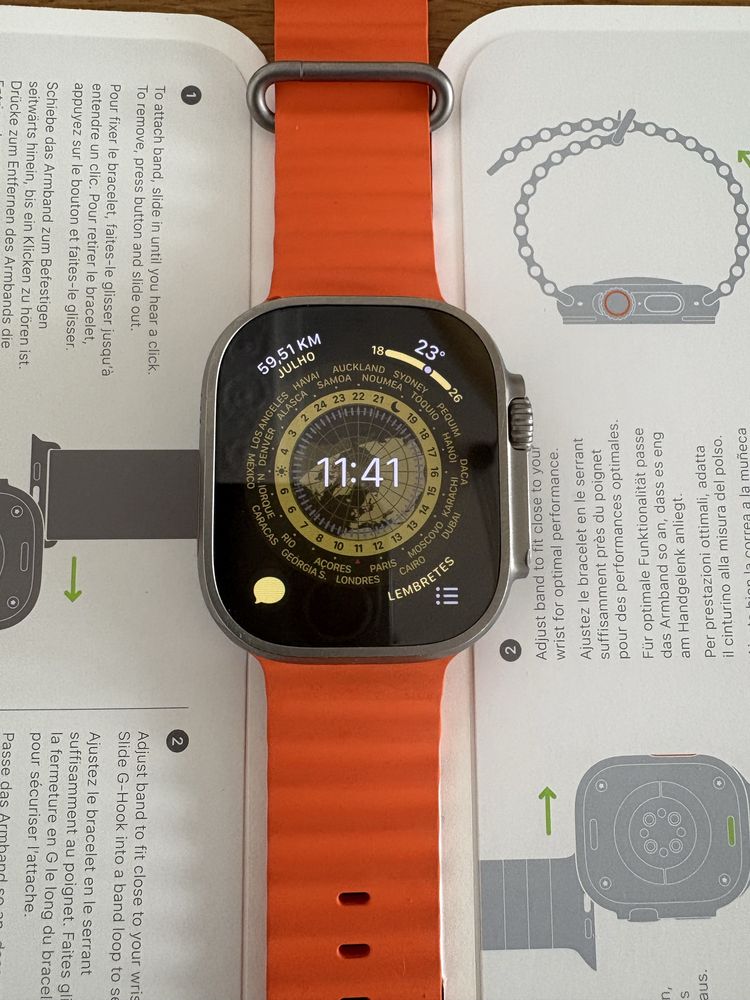 Apple Watch Ultra 2 + 3 Braceletes