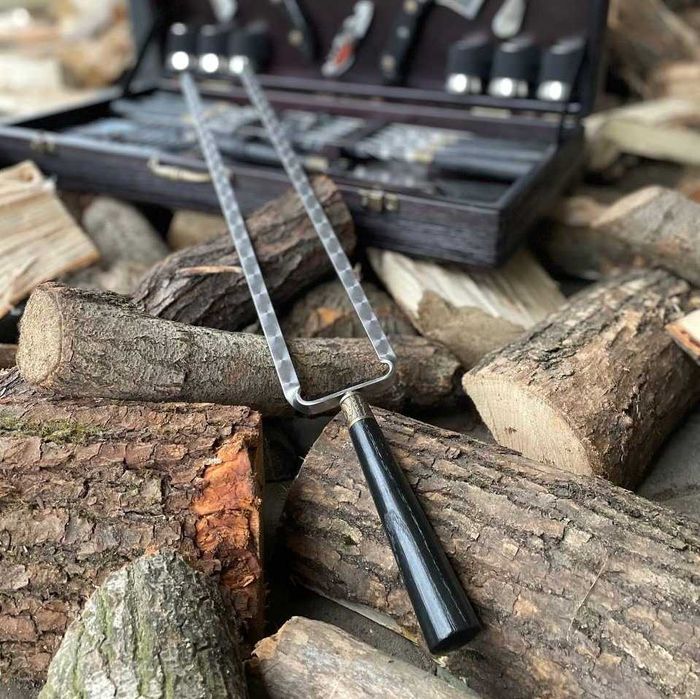 Набір шампурів Носоріг BS1 Набор в кейсе для шашлыка на подарок