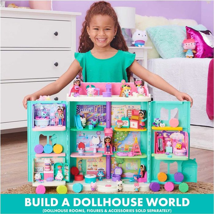 Ляльковий будинок Габбі Gabby's Dollhouse 15 предметів, фігурки, меблі
