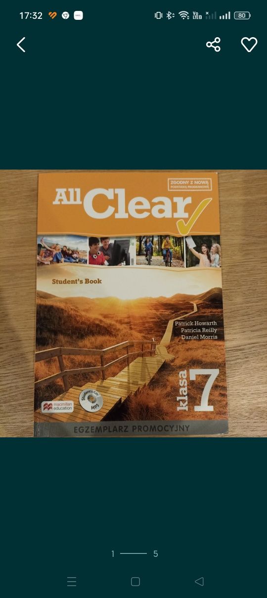 All clear 7 klasa Macmillan