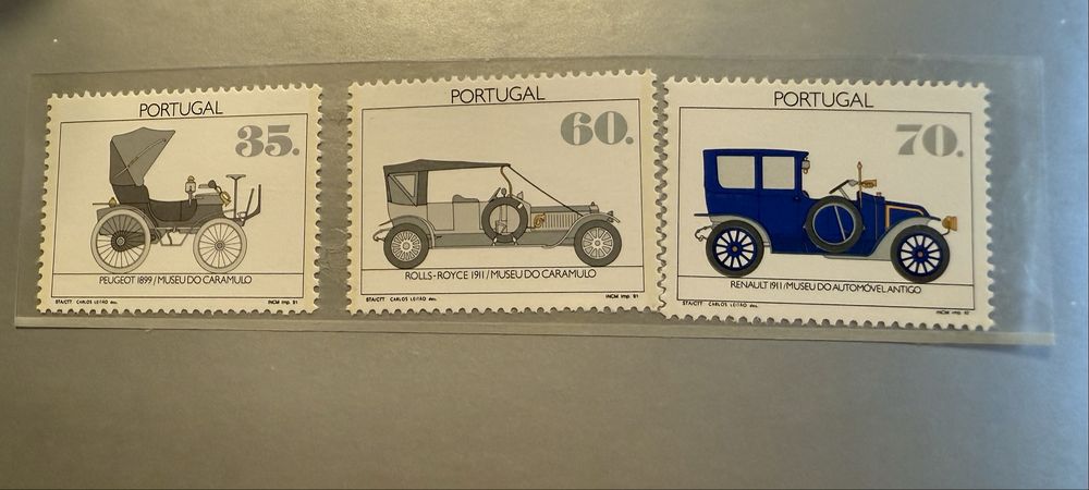 Livro Filatelia O Automóvel em Portugal