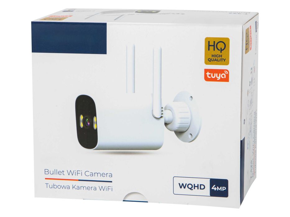 Kamera zewnętrzna tubowa wifi bezprzewodowa detekcja ruchu TUYA Smart
