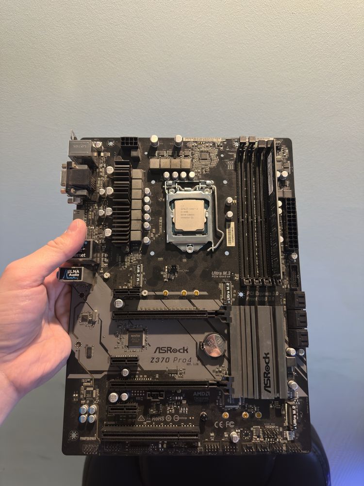 Комлпект i5 9500 8 ram asrock z370 pro 4