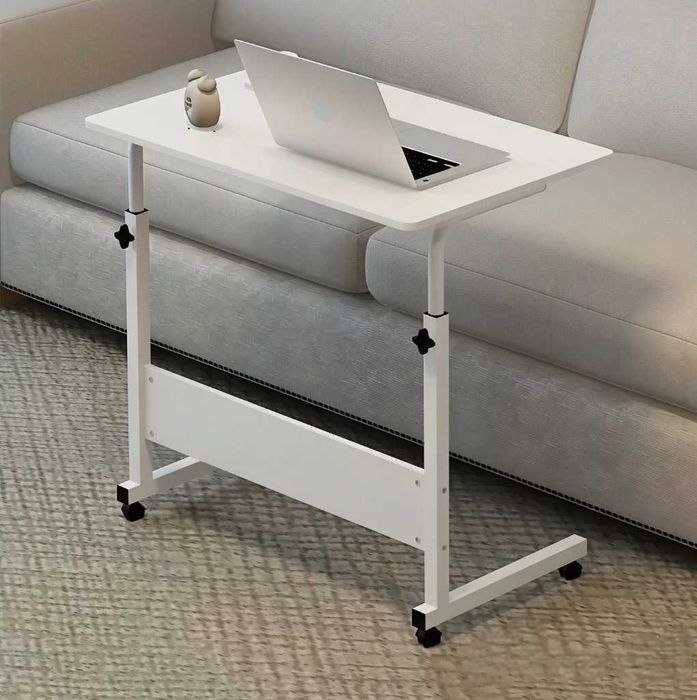 Стіл приставний регульований 80х40 см. столик приліжковий для ноутбука