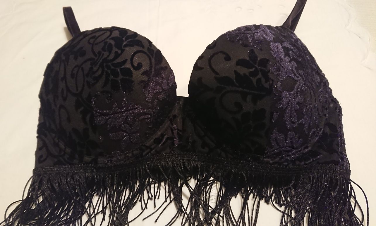 Biustonosz Intimissimi 75C mia super push up frędzle sexy