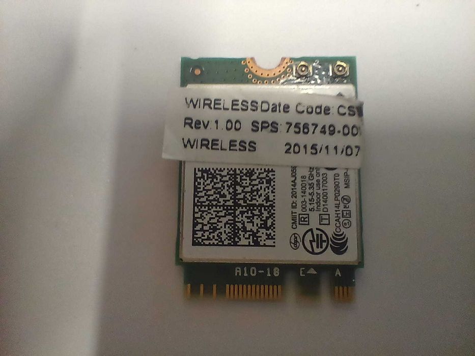 Karta Wifi do laptopa HP Elitebook Folio 1020 G1.