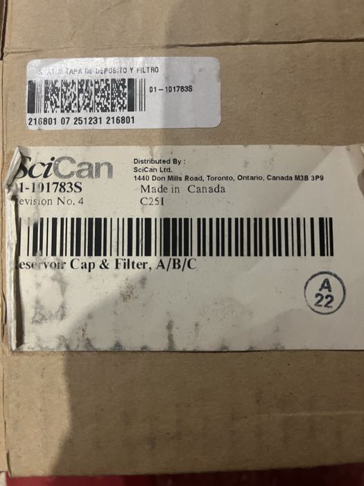 Фільтр для касетного стерилізатору SciCam Statim