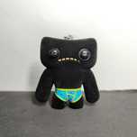 брелок Fuggler "WIDE EYED WEIRDO BLACK" — чорний спостерігач