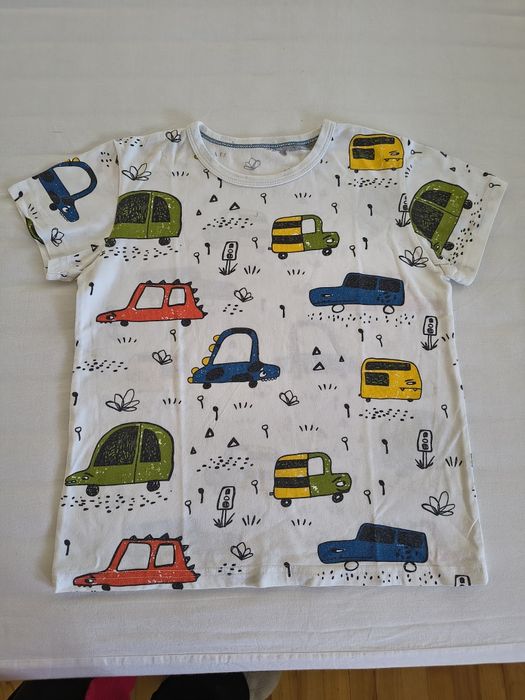 T-shirt chłopięcy r.134 kreskówkowe auta , pojazdy