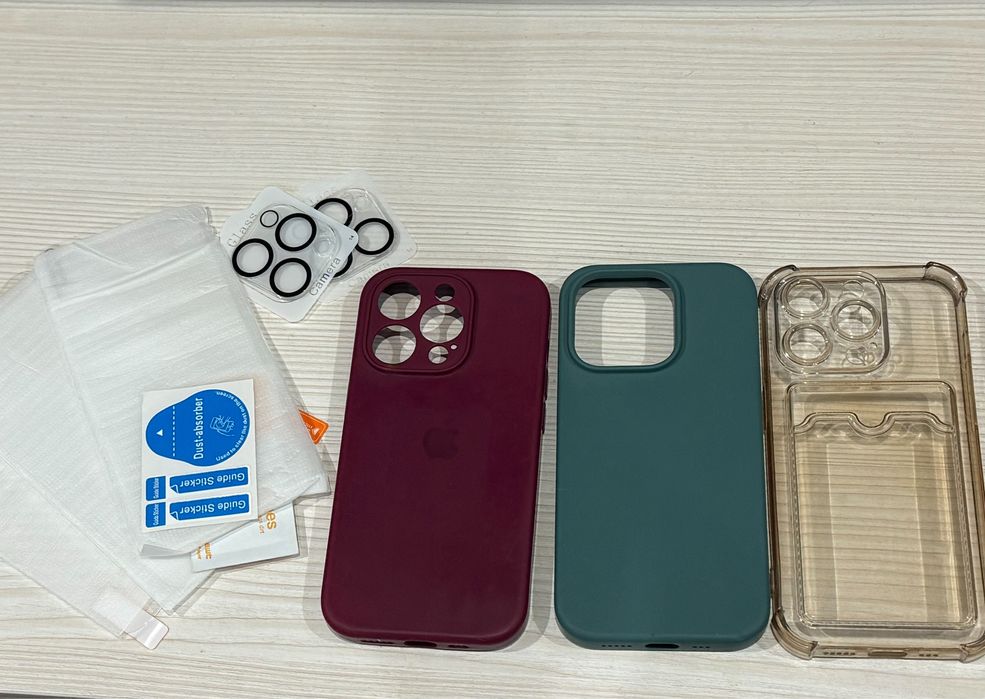 Чохол, захисне скло, чехол, защитоное стекло iphone 14pro