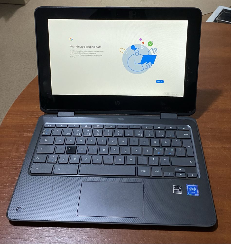 Hp Chromebook X360 11 GI EE 11.6"/4GB RAM/32GB SSD/сенсорний! D469