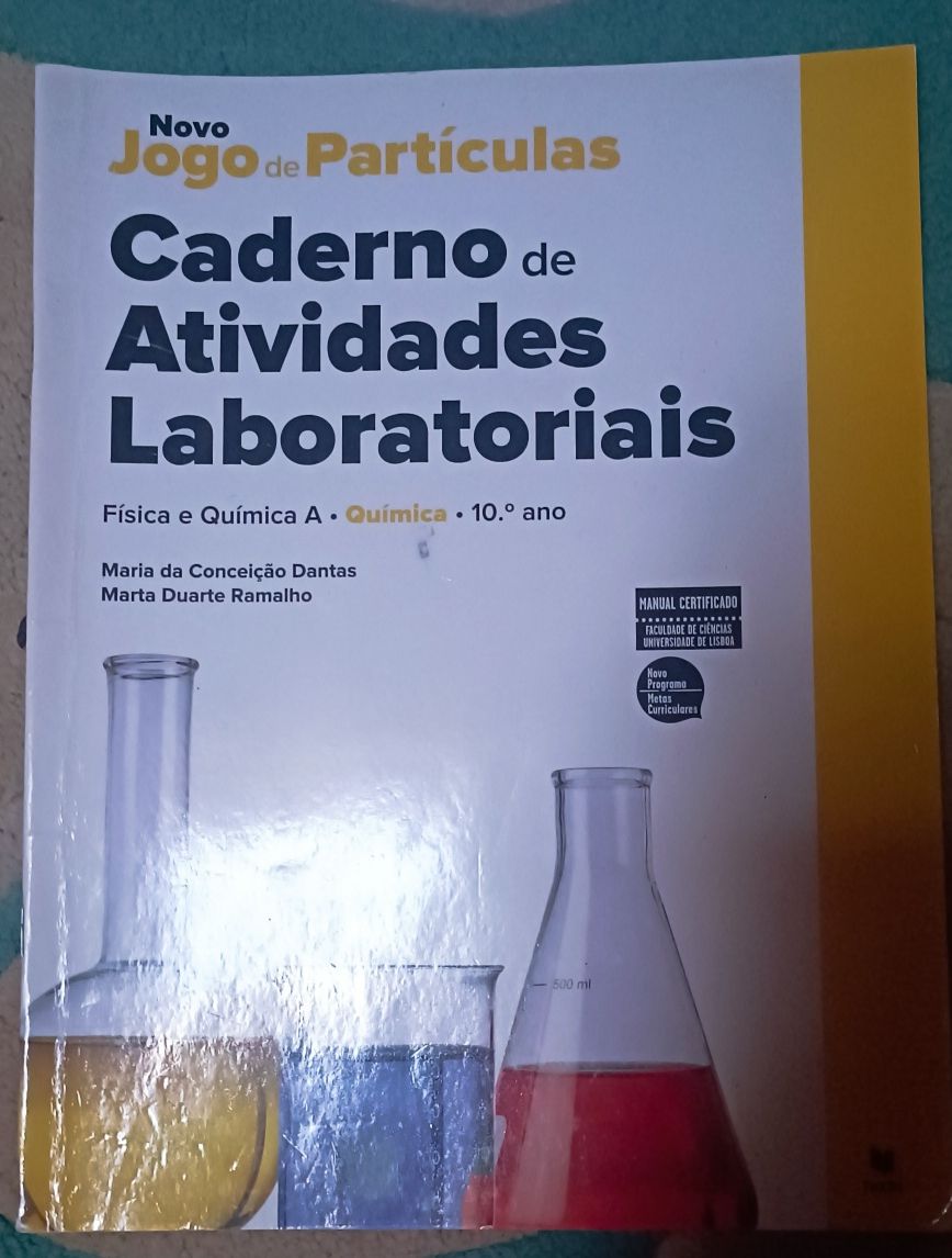 Manual e caderno de atividades de Química Novo Jogo de Partículas
