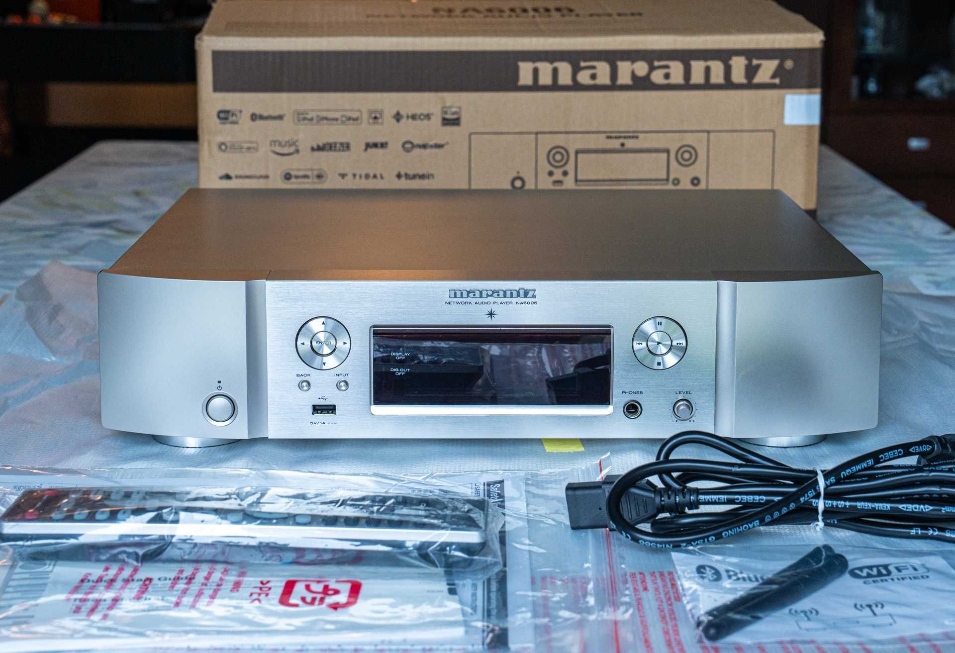 Odtwarzacz sieciowy Marantz NA6006SG WiFi Spotify Tidal HiFi Heos