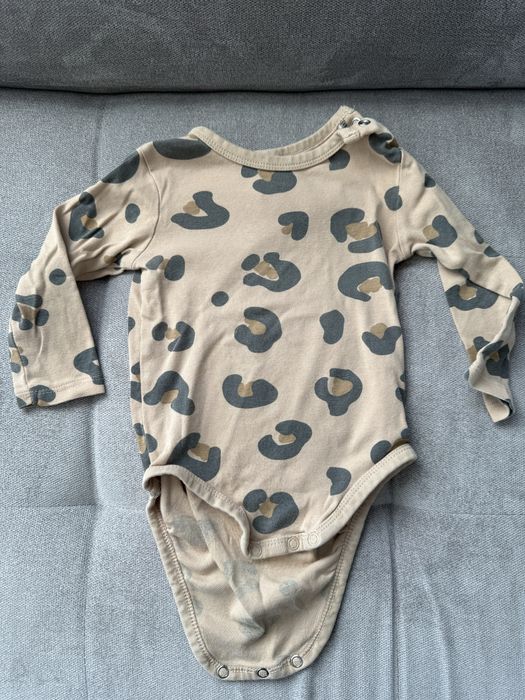 Body panterka H&M rozmiar 80 długi rękaw