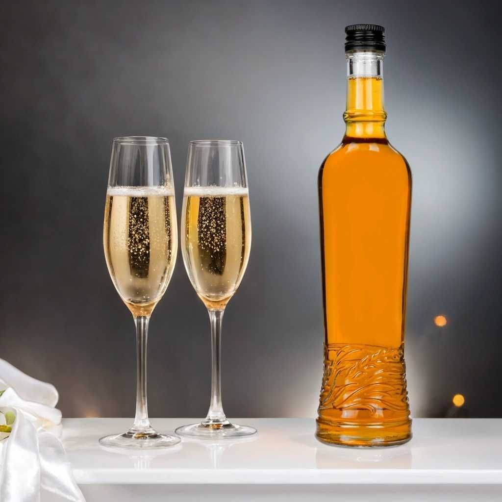 Zestaw 10 sztuk Butelka szklana Toast 500 ml na zakrętkę