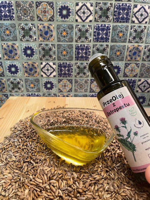 Olej lniany 250ml, Olej z ostropestu 100ml Zestaw