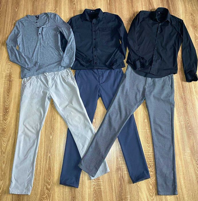 СУПЕР АКЦІЯ!! ZARA, ASOS, H&M.! 6 БРЕНДОВИХ РЕЧЕЙ! 3 штанів, 3 сорочки