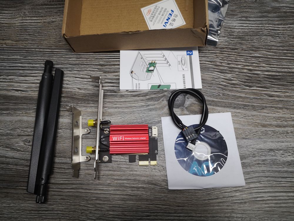 Wi-Fi +Bluetooth PCI-E модуль Intel AC7260NGW 2.4G/5GHz 802.11AC