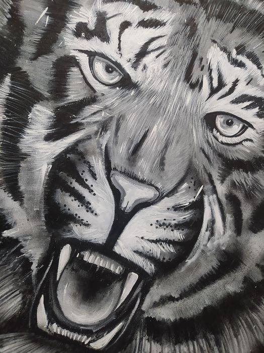 Tela decorativa tigre