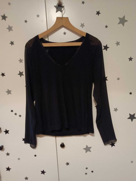 Bluzka Zara 38 czarna M