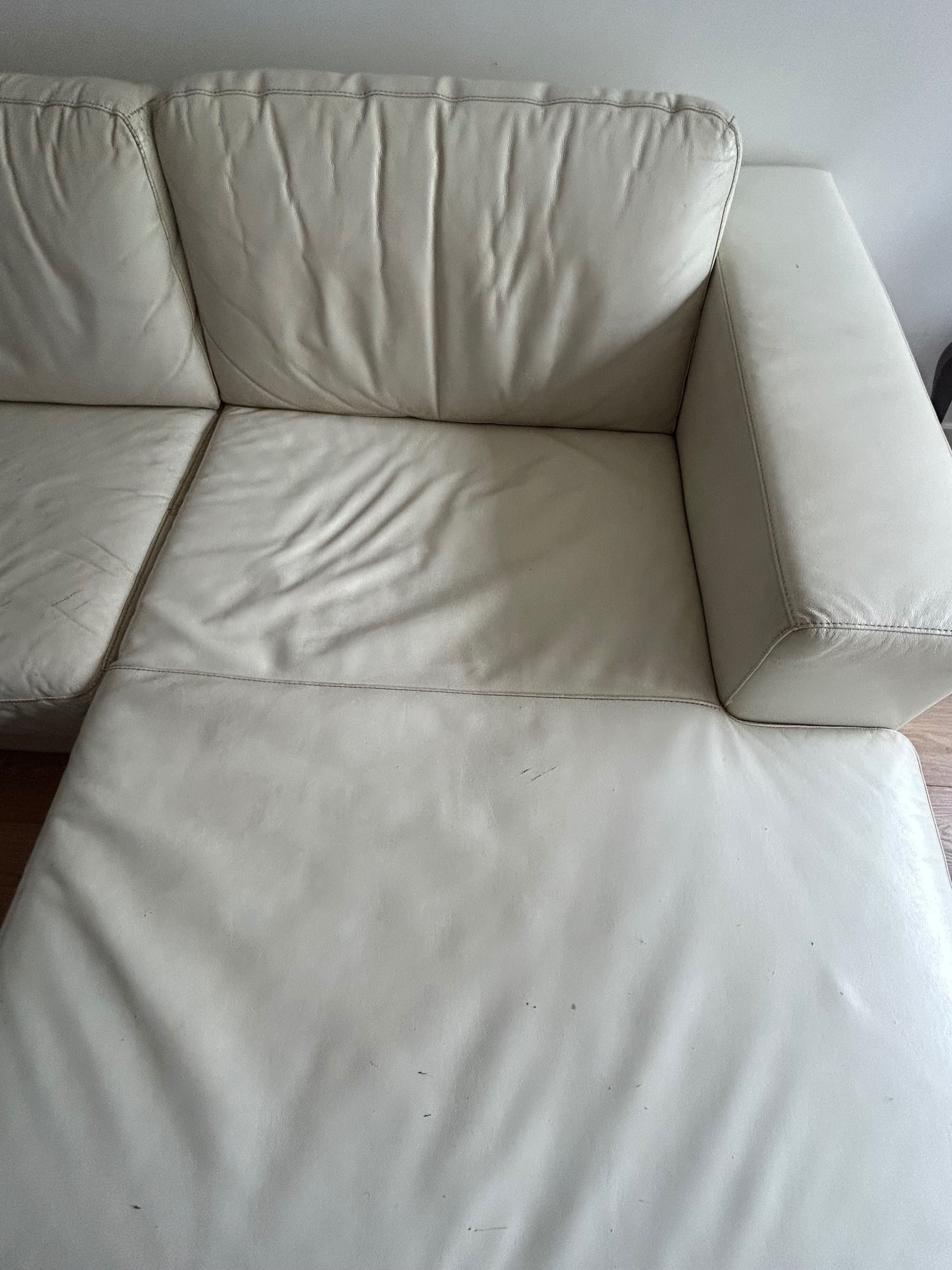 Sofá 3 lugares com chaise long- usado