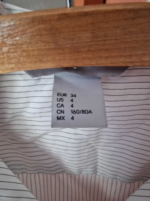 Koszula dziewczęca H&M, rozmiar 34, 160 cm na rozpoczęcie szkoły