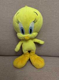 Looney Tunes Tweety żółty ptaszek maskotka wysokość 23cm.