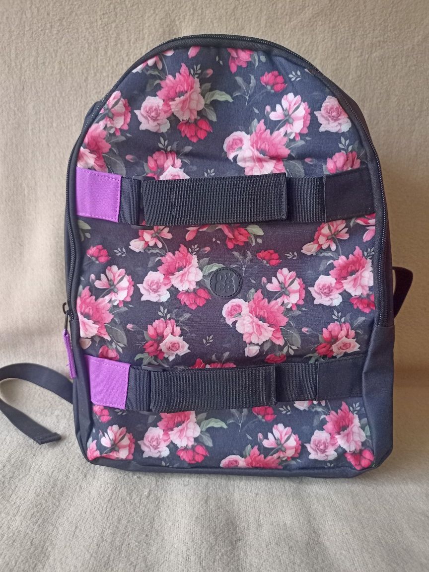Plecak Szkolny , Wycieczkowy dla dziewczynki w kwiaty OXY BAG NOWY