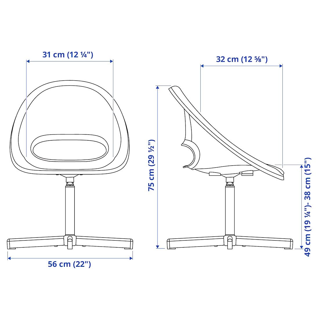 Krzesło dziecięce Ikea