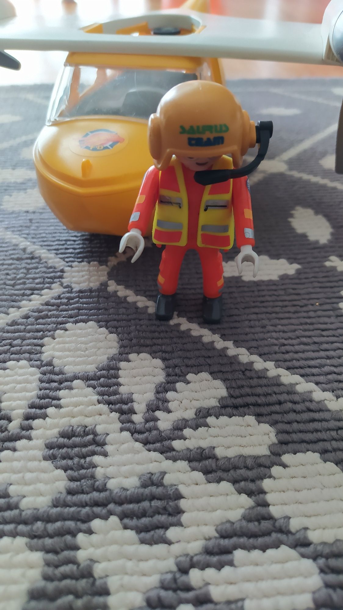 Playmobil Avião + Boneco Playmobil