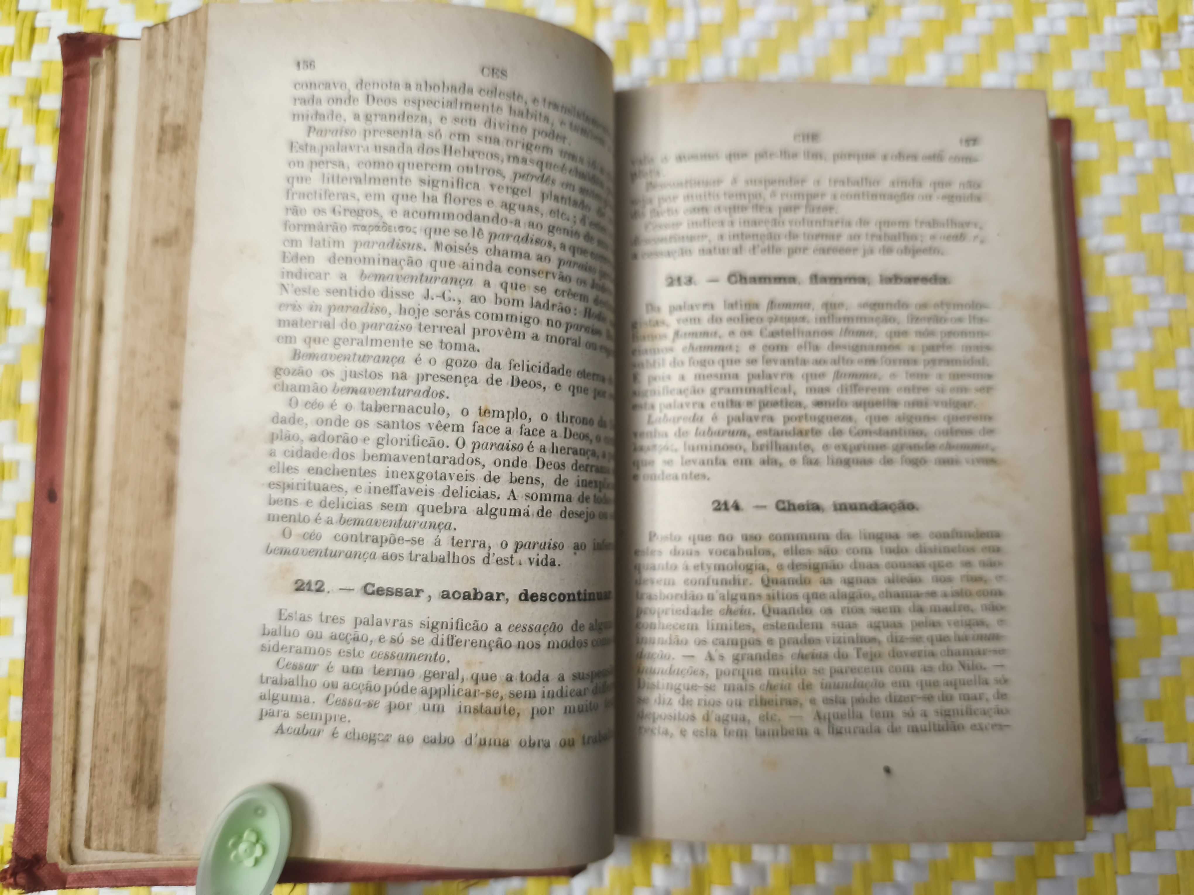 Diccionario dos Synonymos Poetico de de Epithetos da L Portuguesa –