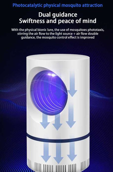 USB UV Killer Led - mosquitos e voadores