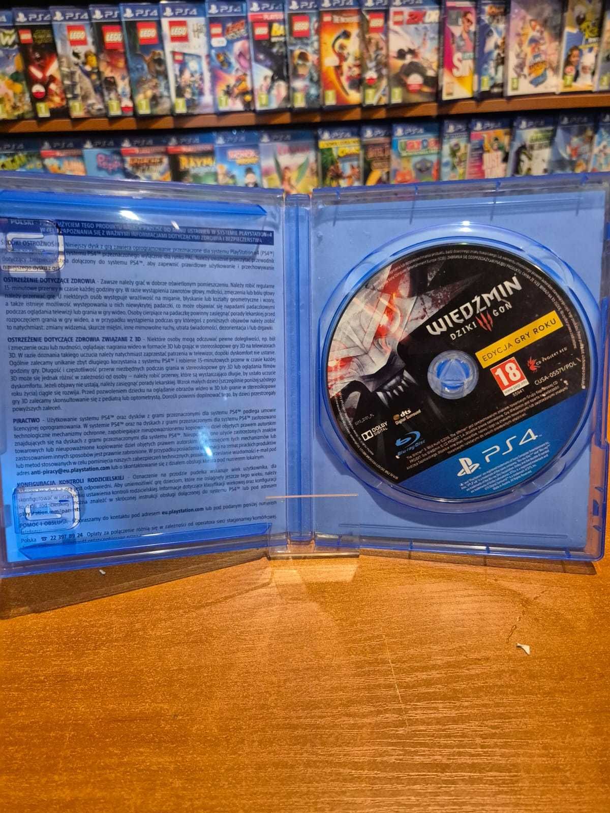 Gra Wiedźmin 3 Dziki Gon GOTY PS4 PL / Game Of The Year / Poznań /