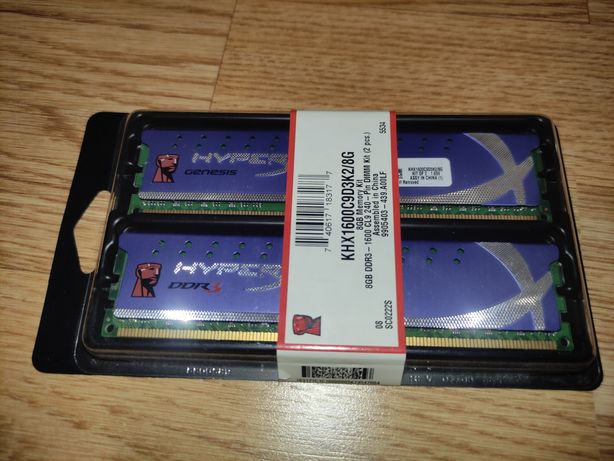 Оперативная память RAM KINGSTON HyperX khx1600c9d3k2/8g DDR3 4Gb 2 шт.