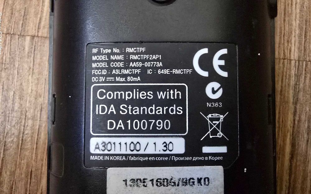 Pilot samsung RMCTPF2AP1