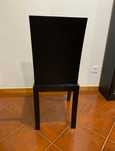 6 cadeiras em preto