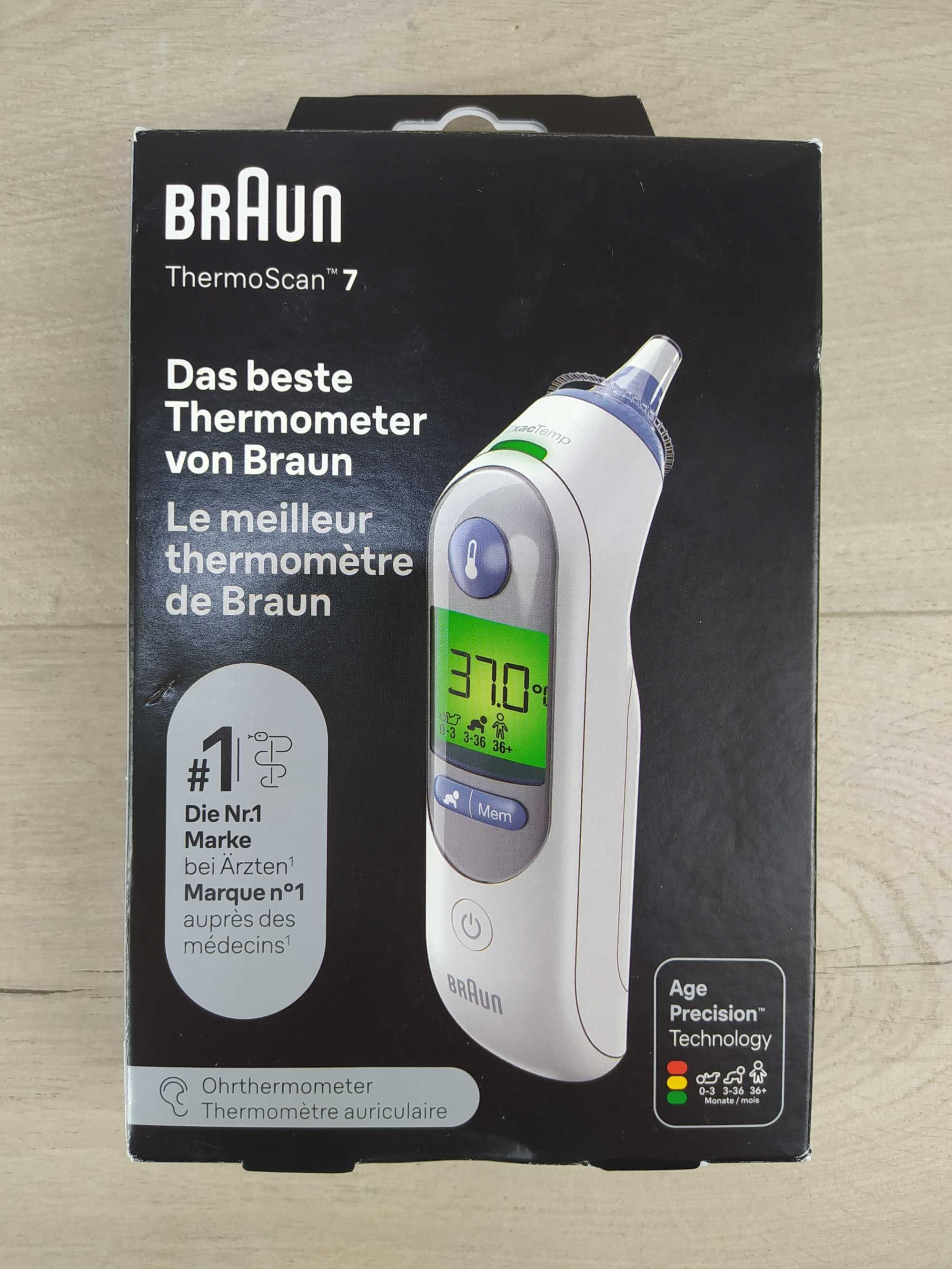 Braun ThermoScan 7 IRT6520 Termometr elektroniczny OPIS