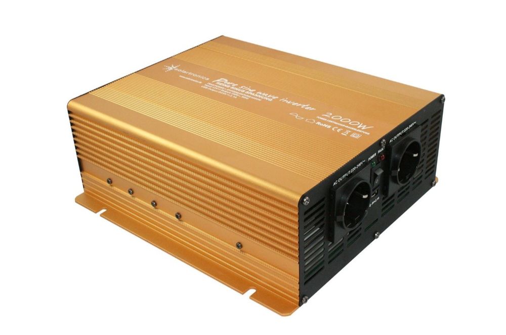 Inversor 2000W / 4000W pico Onda Pura 12V 24V Solartronics conversor