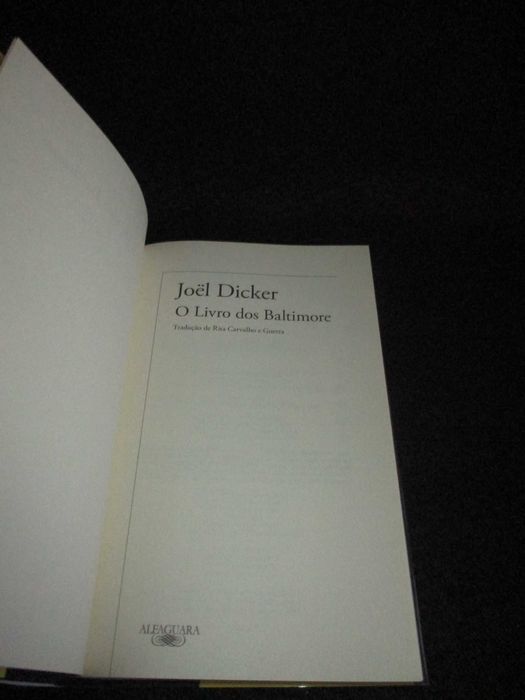 Livro O Livro dos Baltimore Joël Dicker CD
