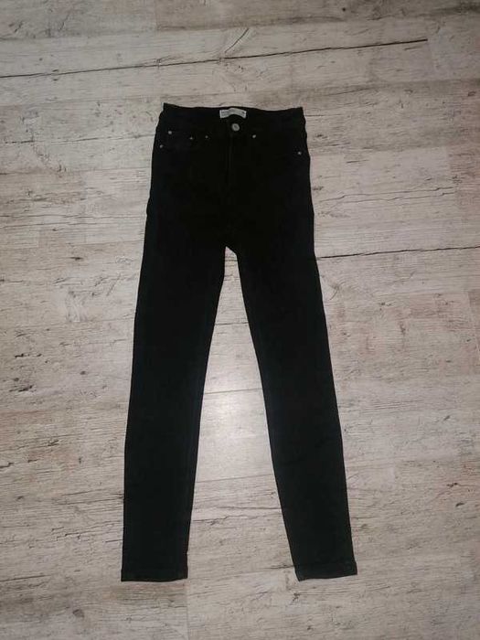 Czarne jeansy skinny, XXS, House