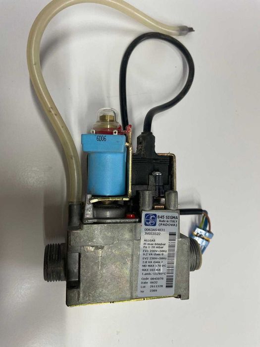Blok gazowy (zawor) 845 SIGMA 0063AS4831 JV053522 do pieca Vaillant