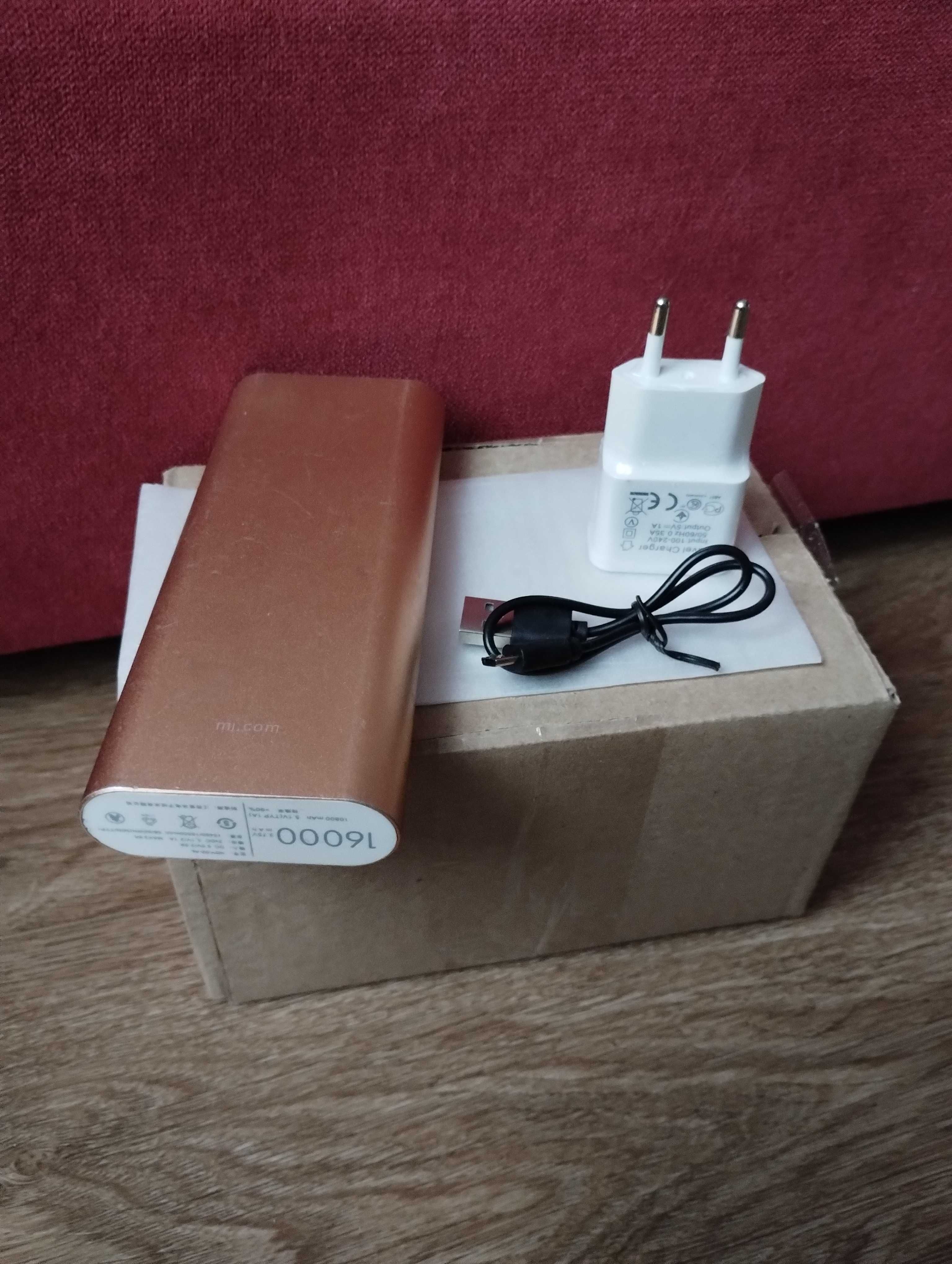 Повербанк + Зарядка Xiaomi 16000 mAh Powerbank Аккумулятор Ксиоми