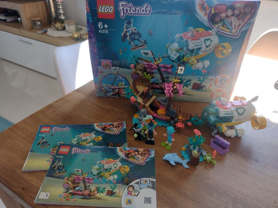 LEGO friends na ratunek delfinom 41378 jak nowe