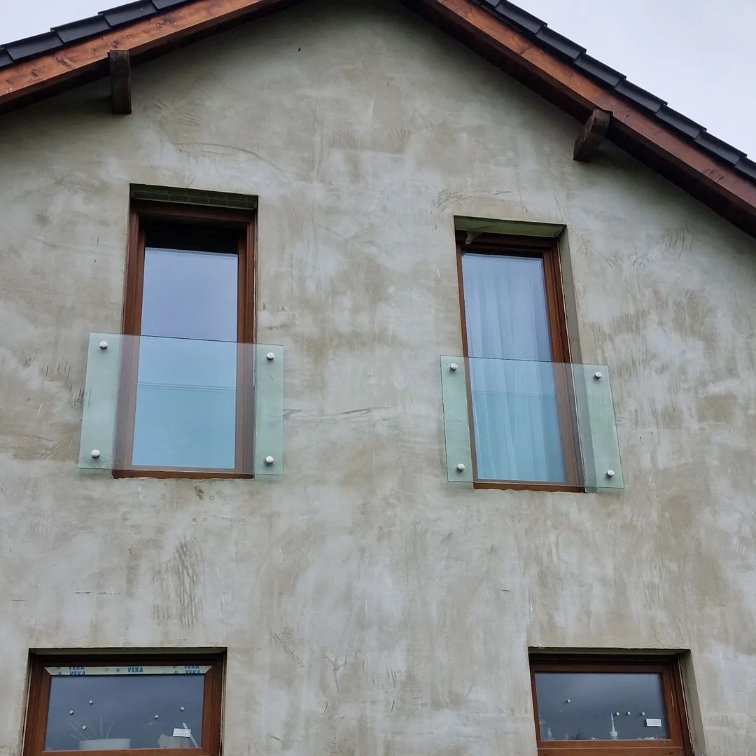 Balustrady balkon francuski stal nierdzewna  aluminium  szkło