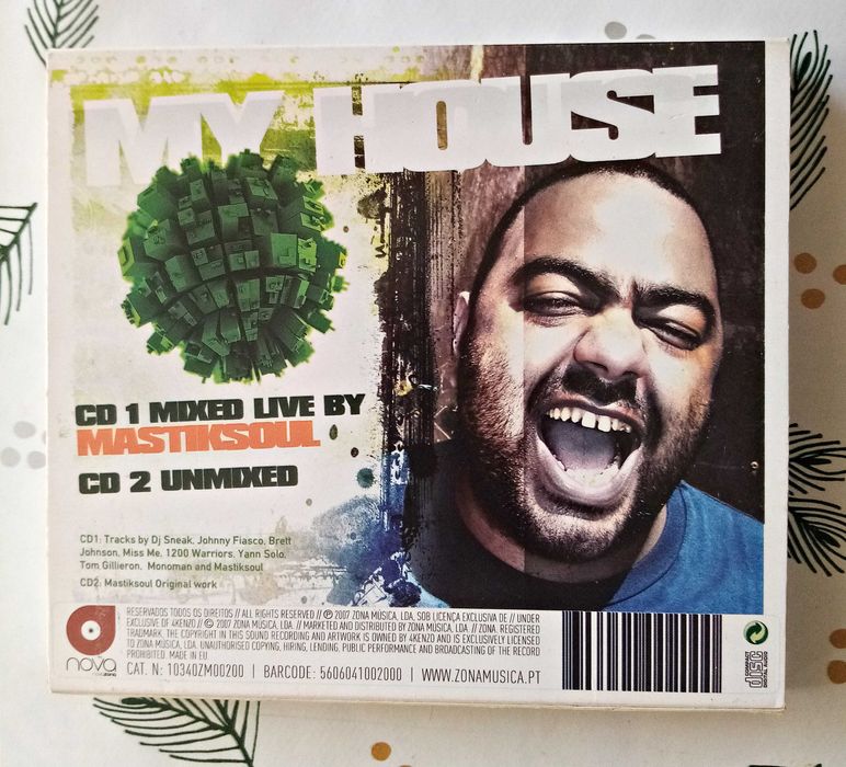 Cd - My House - Mastiksoul 2007 - 2 cds = 5 euros