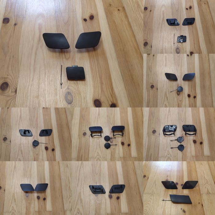 Заглушка Крючка Буксировочного Омивача Фар Passat В8,В7,B6,Golf,Jetta