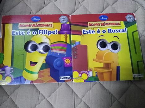 Lote 2 livros "Manny Mãozinhas"