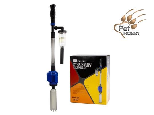 Odmulacz elektryczny do dna akwarium, HXS-02 16W z pompą 800l/h