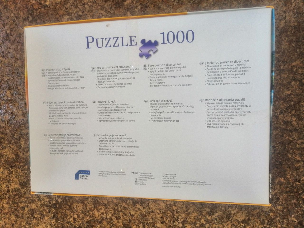 Puzzle 1000 peças