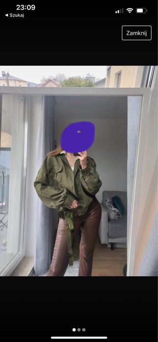 Kurtka vintage L khaki